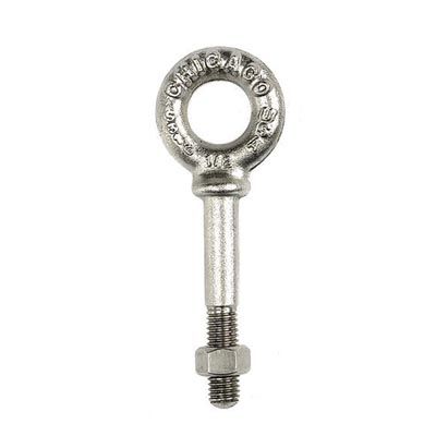 Forged 100pcs with Shoulder Steel Hot Dip Galvanized 1/2-13 X 3-1/4 Eye Bolts Ships Free in USA 