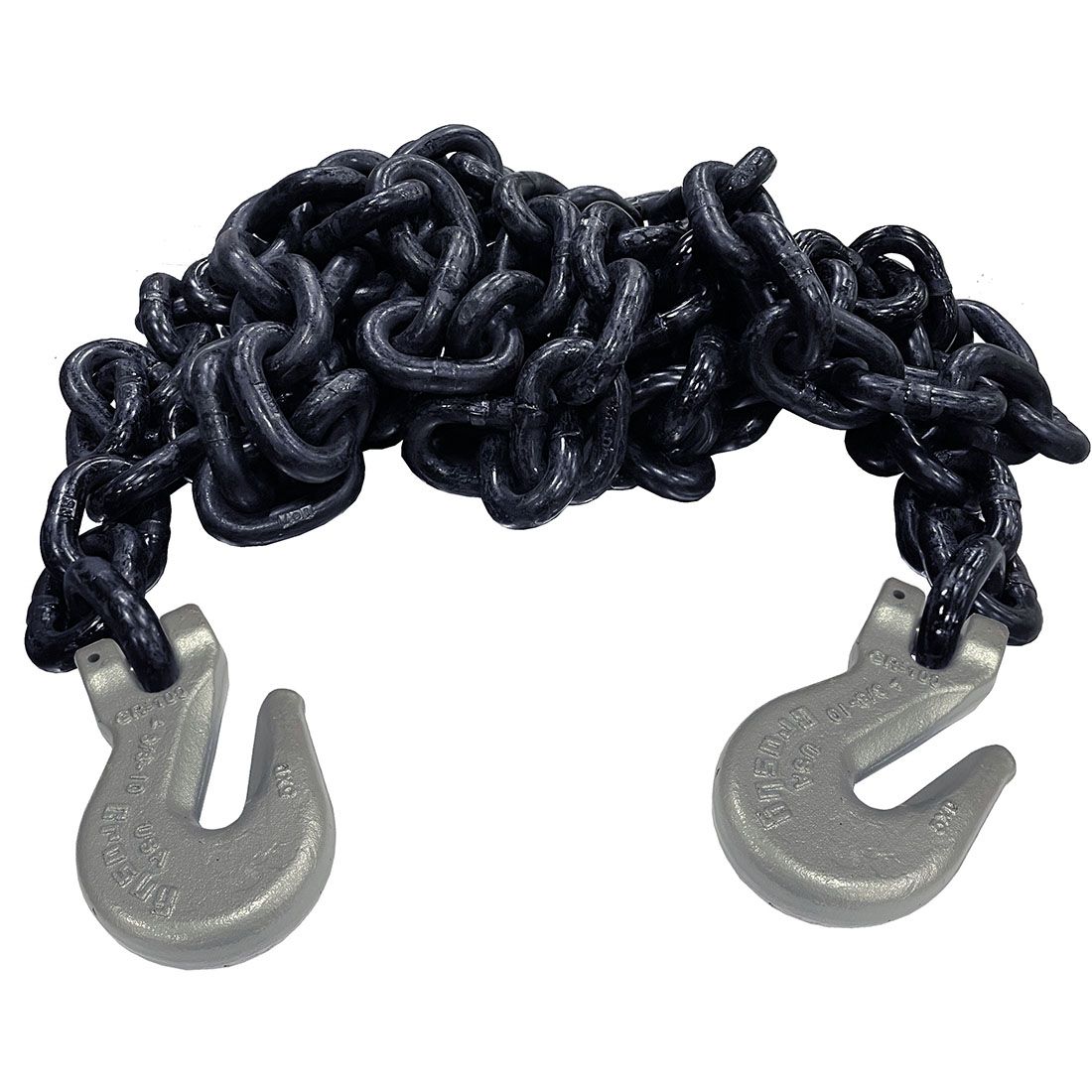 Choker Chain/Tie Down Chain 3/8 Grade 70 x 35" Long Chain With D-Hook 